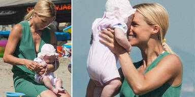 Michelle Hunziker genießt den Sommer mit Mann & Töchtern