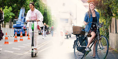 Scooter Radler Fahrrad