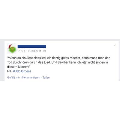 So wird im Internet um Udo Jürgens getrauert