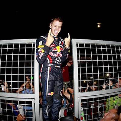 So jubeln Vettel und seine Fans