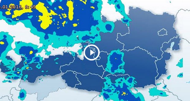 Jetzt wird auch Wien eingeschneit