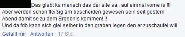 FPÖ-Fans wittern Wahlfälschung