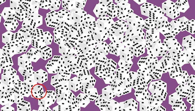 Erkennen Sie hier den „falschen“ Würfel?