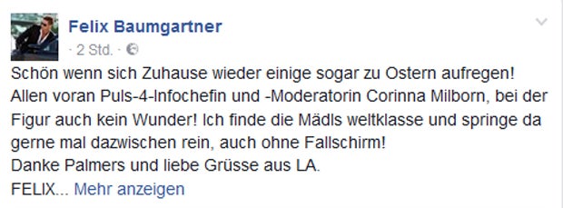 Baumgartner teilt gegen Milborn aus