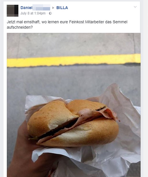 Wurstsemmel-Gate: Billa kontert Wut-Kunden