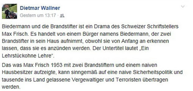 ÖVP-Ortschef empört mit Posting über Flüchtlinge