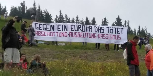 Radikale Linke Shcladming EU-Vorsitz