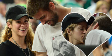 Shakira & Piqué turteln bei Basketball-Match