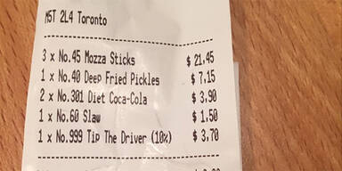 Als der Lokalbesitzer die Rechnung sah, traute er seinen Augen nicht