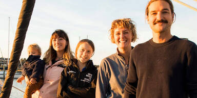 Greta macht Werbung f&uuml;r Video ihrer Atlantik-Fahrt