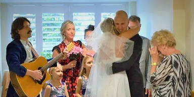 Vater stirbt w&auml;hrend Hochzeit seiner Tochter