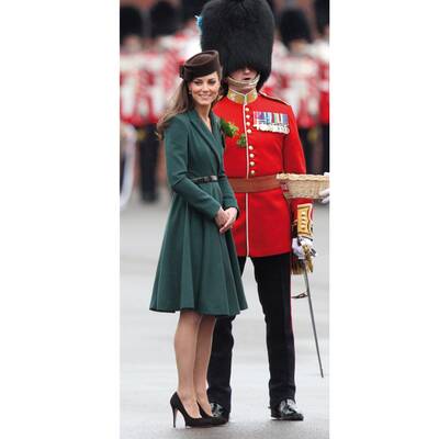 Kate schmiss sich  für den St. Patrick’s Day in Schale.