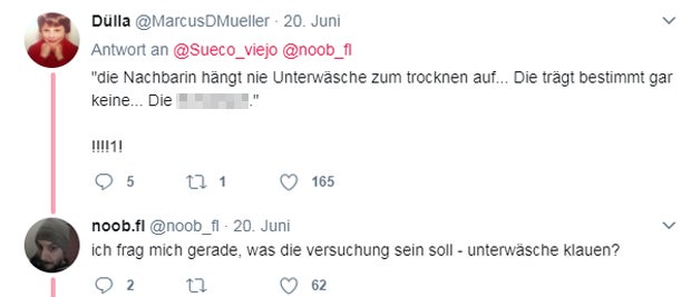 Kurioser Beschwerdebrief wegen Unterwäsche am Balkon