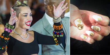 Perfekte N&auml;gel wie Miley Cyrus