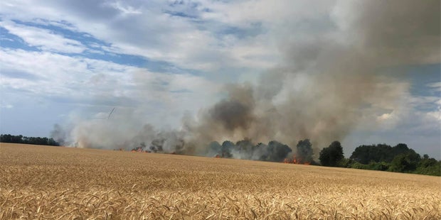 Brand Ebenfurth Feld