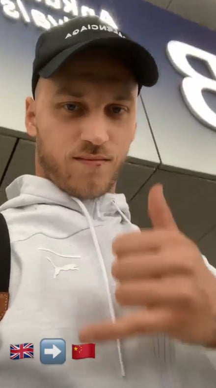 Fan-Empfang: Hier landet Arnie in China