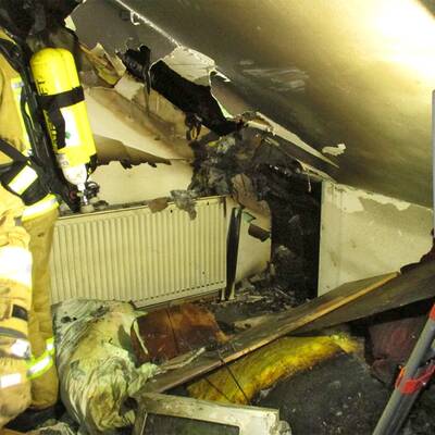 Brand zerstört Wohnhaus