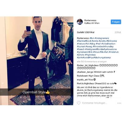 Opernball: Die Instagram-Bilder der Stars