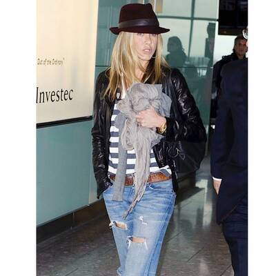 Airport-Style der Stars