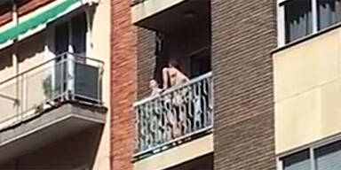 Paar hat Sex auf dem Balkon – und das ganze Land schaut zu
