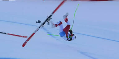 Marc Gisin Sturz Gr&ouml;den