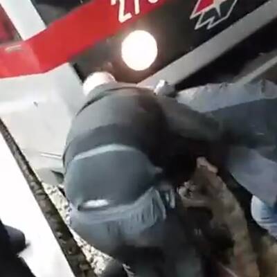 Schlägerei in U6: Männer stürzen vor U-Bahn