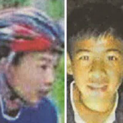 Sompong Jaiwong (13),  großer England-Fan (li.) und Mongkol Boonpiam  (14), noch neu im Team (re.).