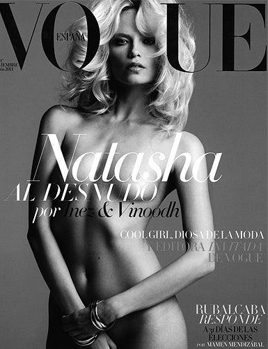 Topmodel zieht blank für Vogue