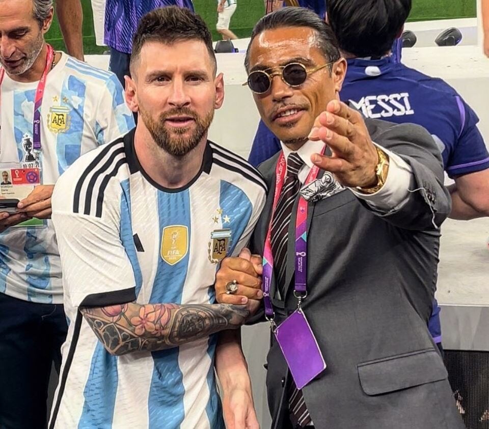 salt bae messi