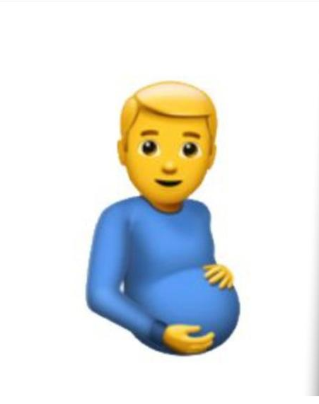 Apple präsentiert neues Emoji: Der schwangere Mann