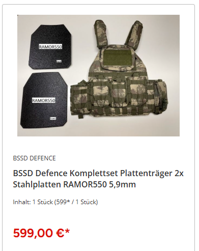 Europa in Aufrüstung: Online-Shop bietet jetzt Kampfwesten und Bunker an