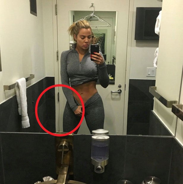 Khloe Kardashian: Schummel-Selfie