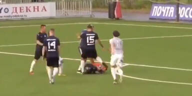 Russlands Ex-Kapit&auml;n schlug Schiedsrichter nieder