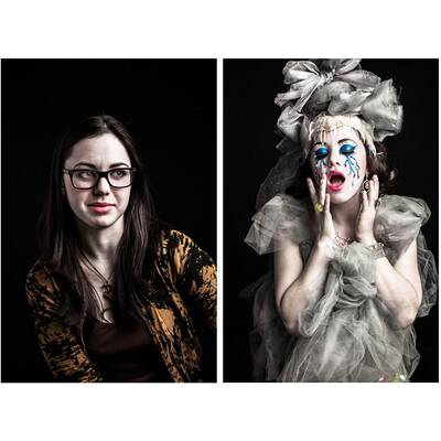 Burlesque-Tänzerinnen Bei Tag und Nacht