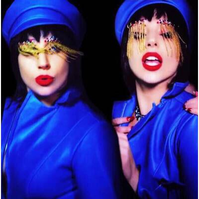 Lady Gaga: Glitzeraugenbrauen