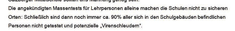 Offener Brief an Faßmann: Lehrer nennen Kinder ''Virenschleudern''