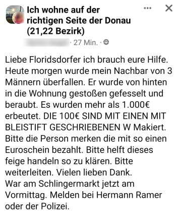 Home-Invasion: Opfer gefesselt und ausgeraubt