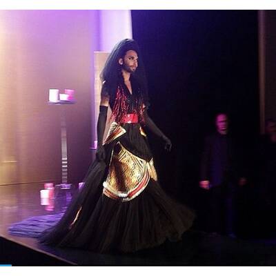 Conchita Wurst läuft für J.P. Gaultier