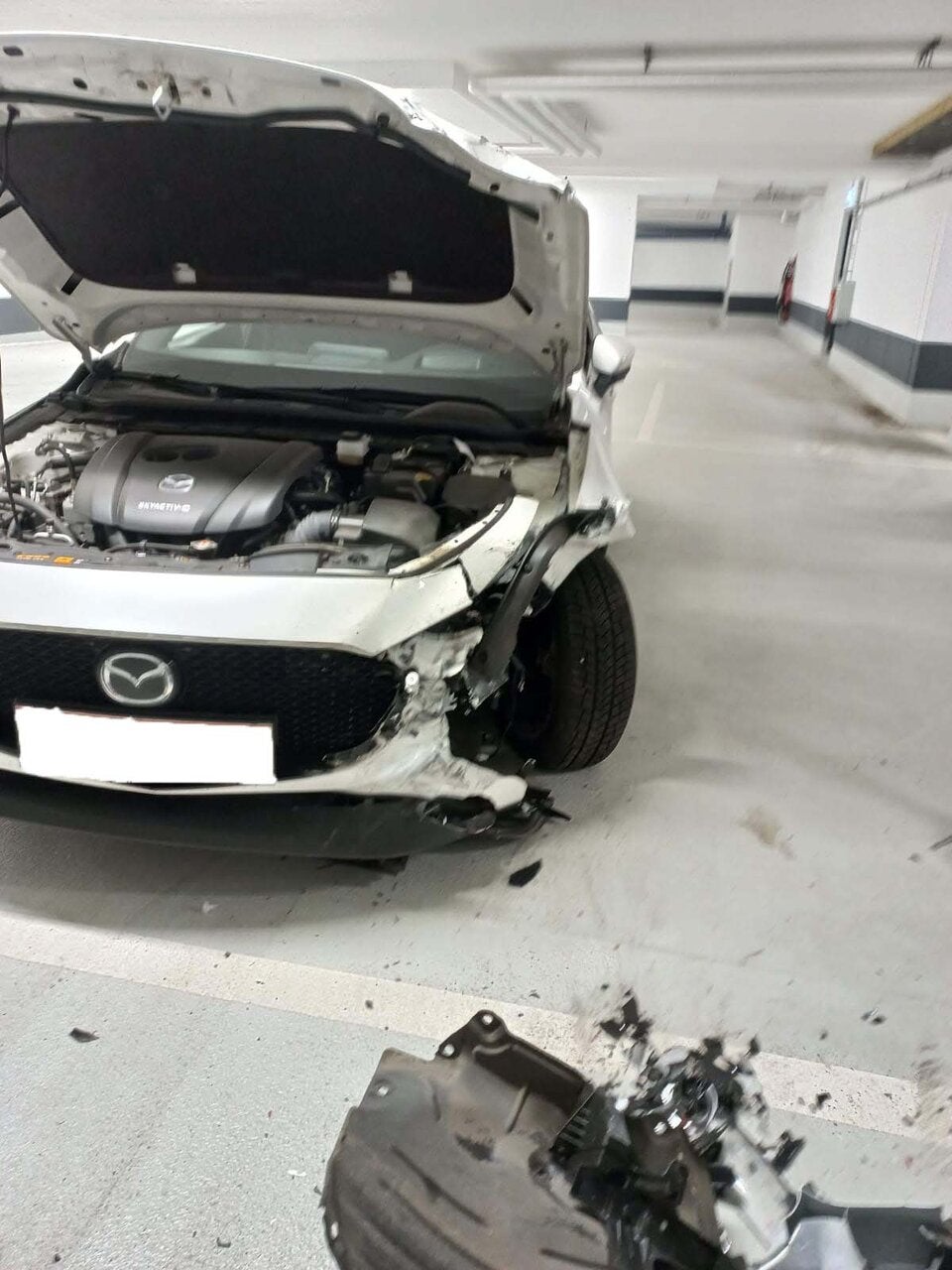 Bub (13) crashte Tesla in Tiefgarage