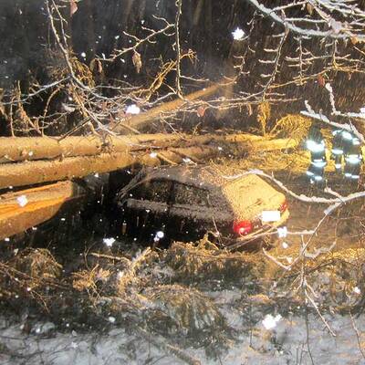 Horror-Crashs wegen Schnee