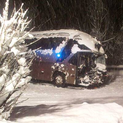 Horror-Crashs wegen Schnee