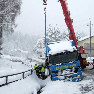 Horror-Crashs wegen Schnee