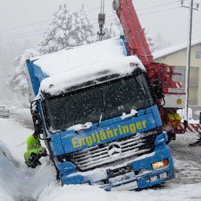 Horror-Crashs wegen Schnee