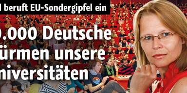 10.000 Deutsche stürmen unsere Unis