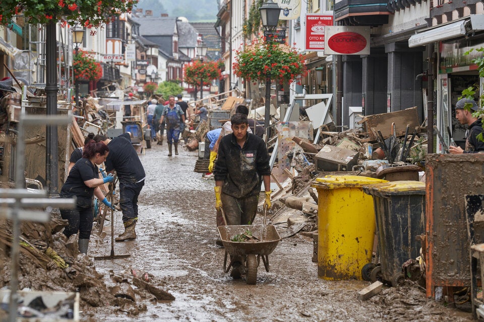 Unwetter in Rheinland-Pfalz