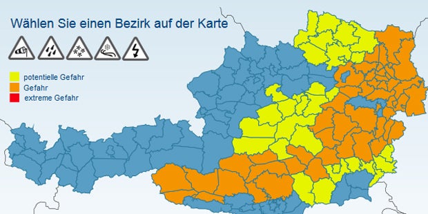 Sturm bläst uns den Frühling weg