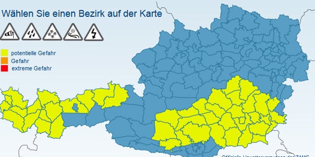 Schwere Unwetter-Schäden im Burgenland