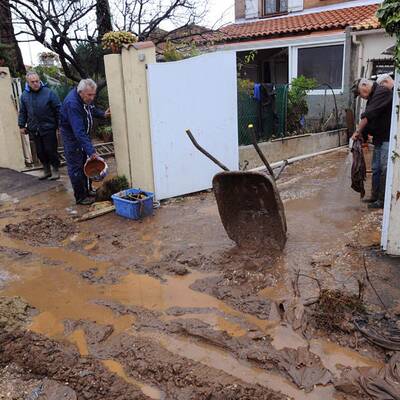 Schwere Unwetter in Frankreich
