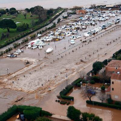 Schwere Unwetter in Frankreich