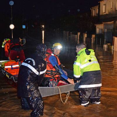 Schwere Unwetter in Frankreich